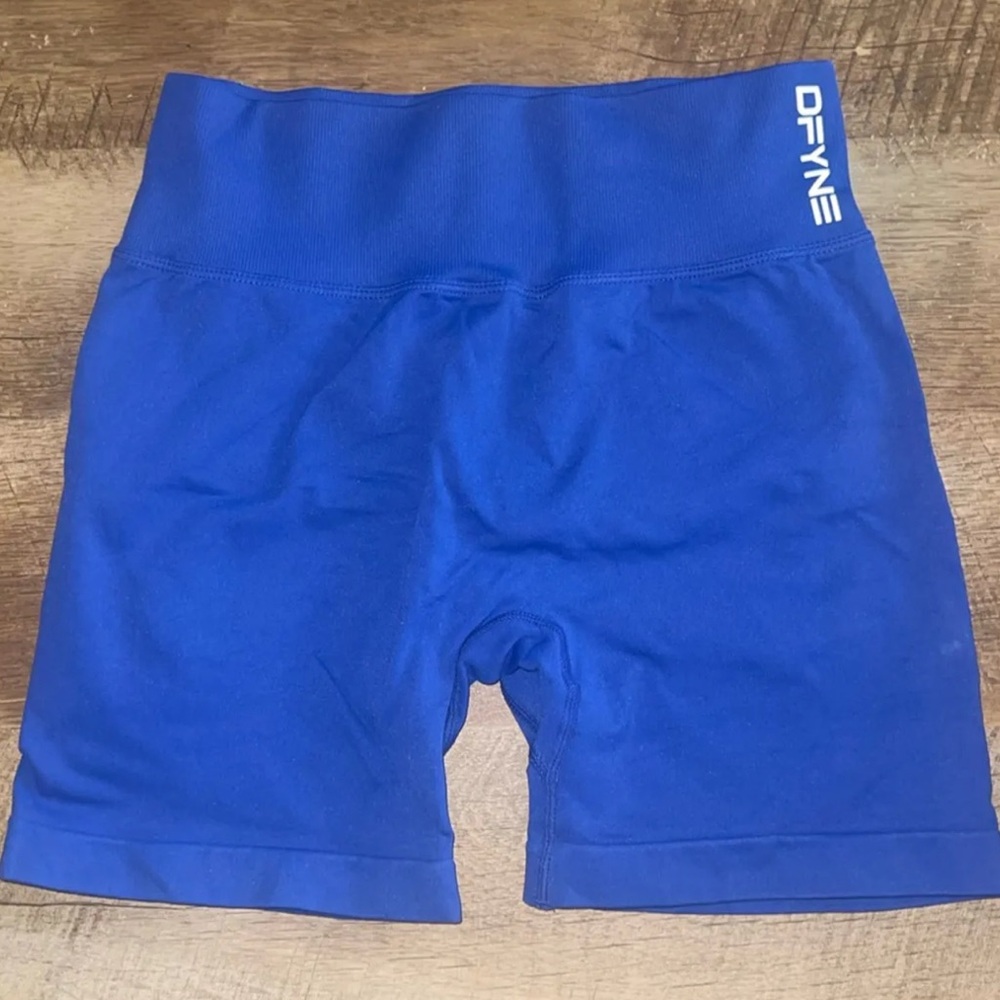 DFYNE Dynamic Cobalt Blue Athletic Shorts